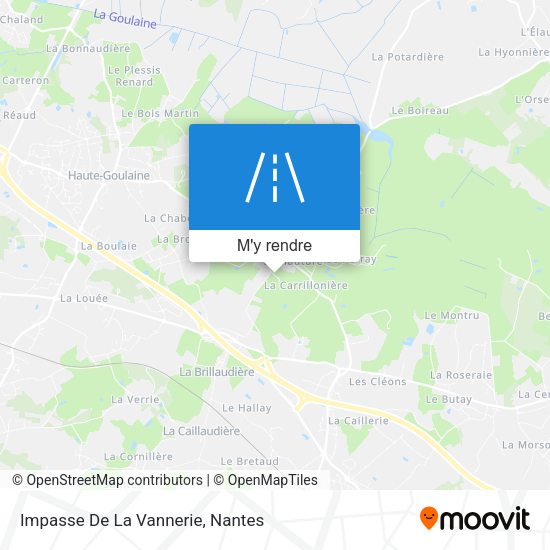 Impasse De La Vannerie plan