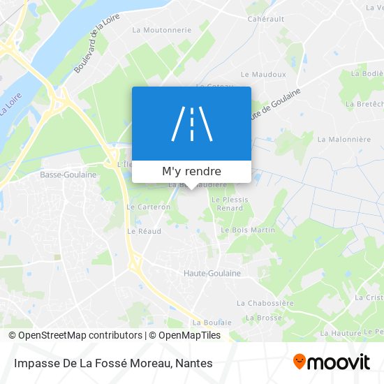 Impasse De La Fossé Moreau plan