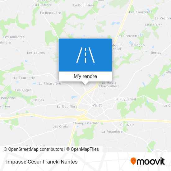 Impasse César Franck plan
