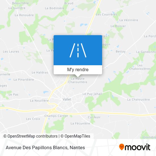 Avenue Des Papillons Blancs plan