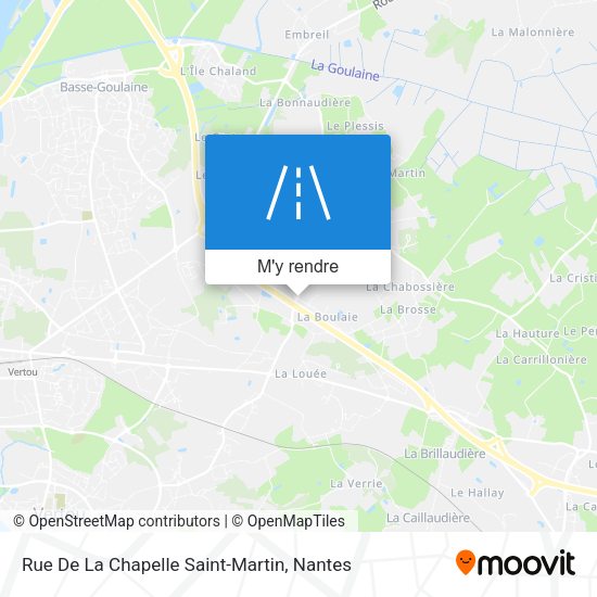 Rue De La Chapelle Saint-Martin plan
