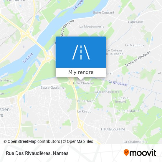 Rue Des Rivaudières plan