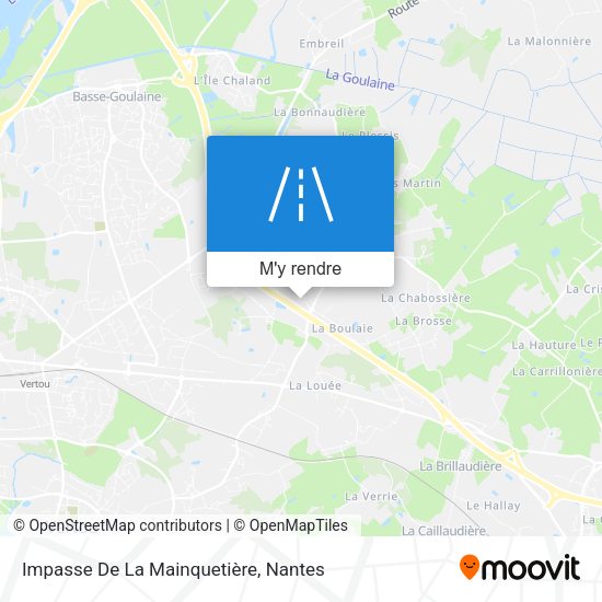 Impasse De La Mainquetière plan