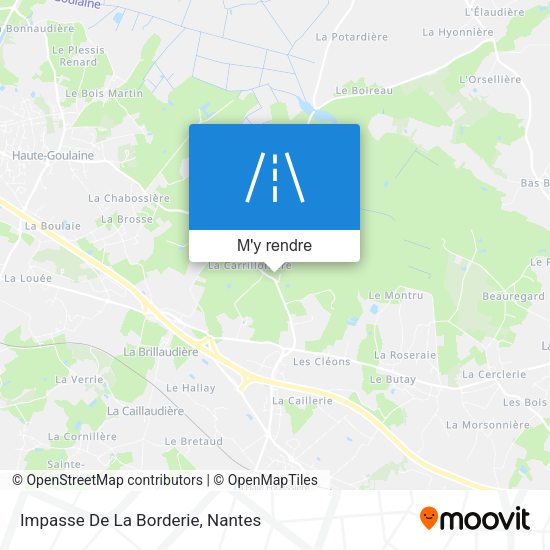 Impasse De La Borderie plan
