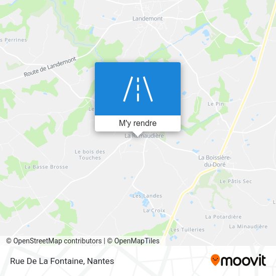 Rue De La Fontaine plan