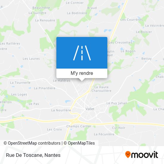 Rue De Toscane plan