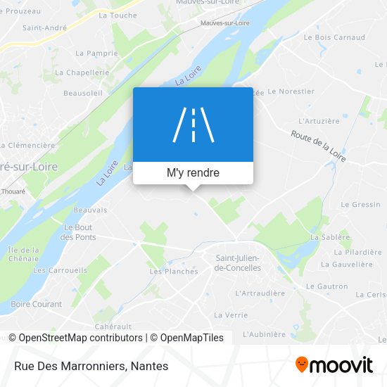 Rue Des Marronniers plan
