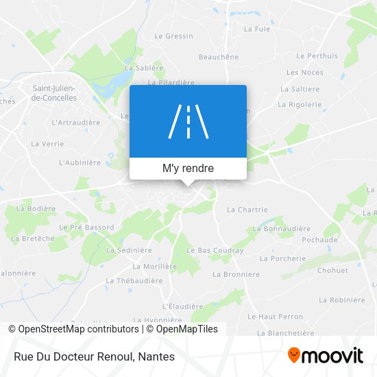 Rue Du Docteur Renoul plan