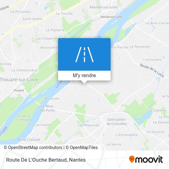 Route De L'Ouche Bertaud plan
