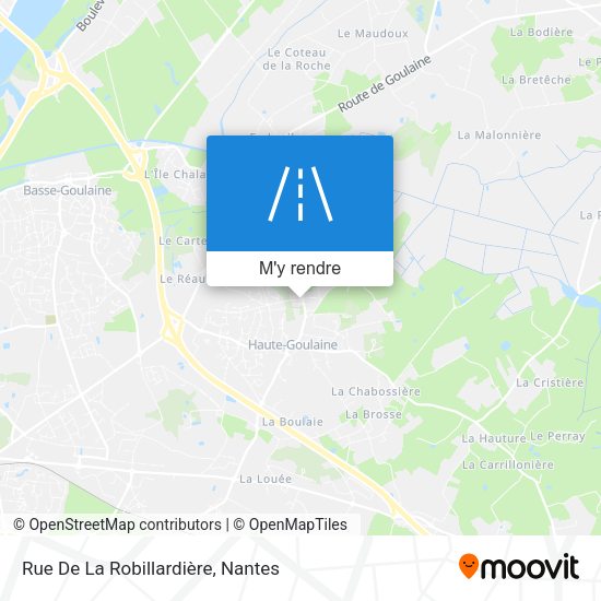 Rue De La Robillardière plan