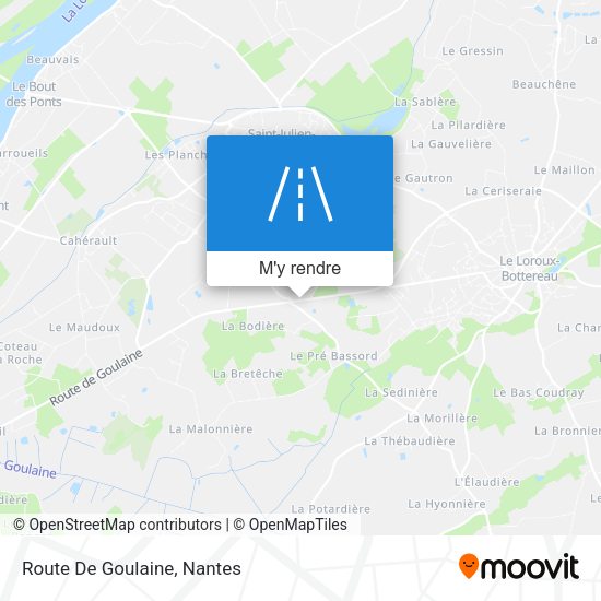 Route De Goulaine plan