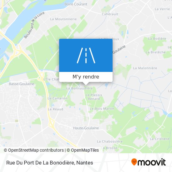Rue Du Port De La Bonodière plan