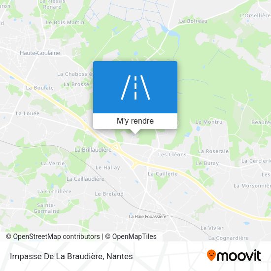 Impasse De La Braudière plan