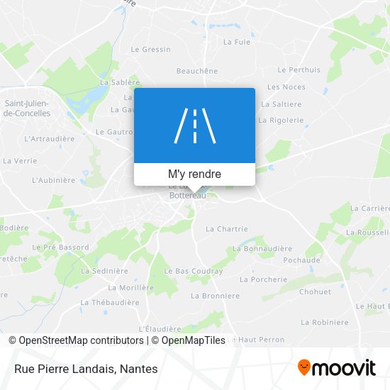 Rue Pierre Landais plan