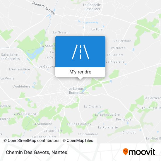 Chemin Des Gavots plan