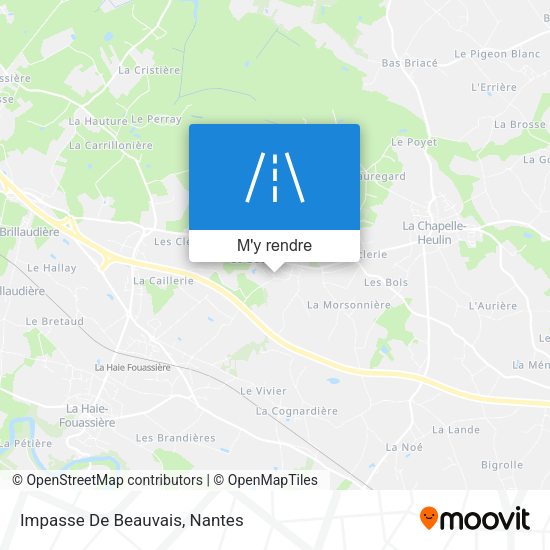 Impasse De Beauvais plan