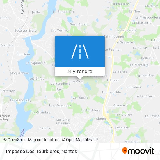 Impasse Des Tourbières plan