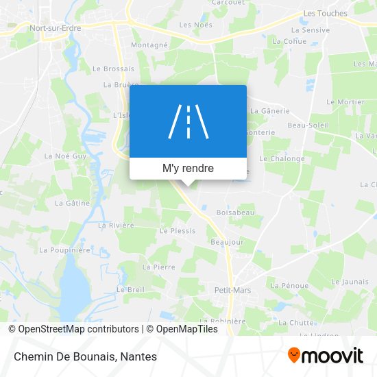 Chemin De Bounais plan