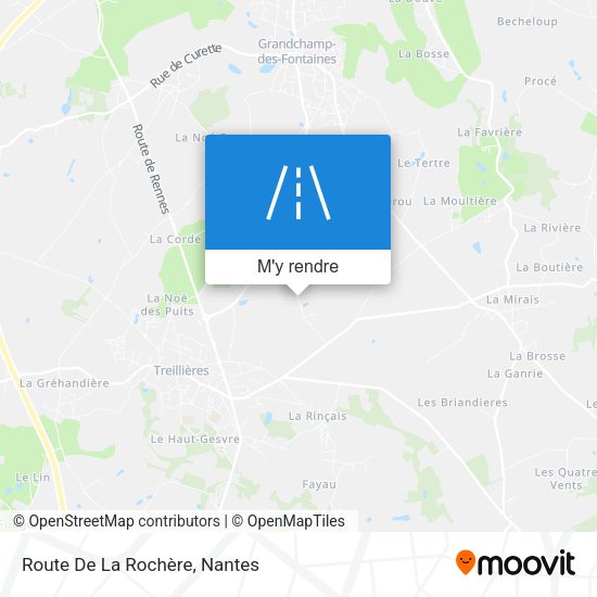Route De La Rochère plan