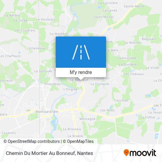 Chemin Du Mortier Au Bonneuf plan