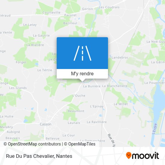 Rue Du Pas Chevalier plan