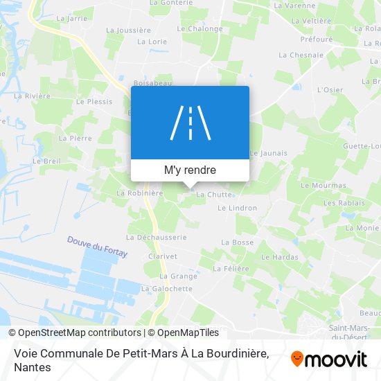 Voie Communale De Petit-Mars À La Bourdinière plan