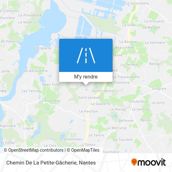 Chemin De La Petite-Gâcherie plan