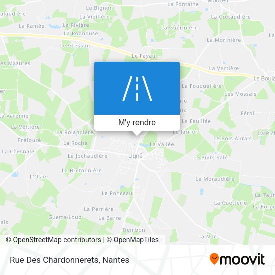 Rue Des Chardonnerets plan