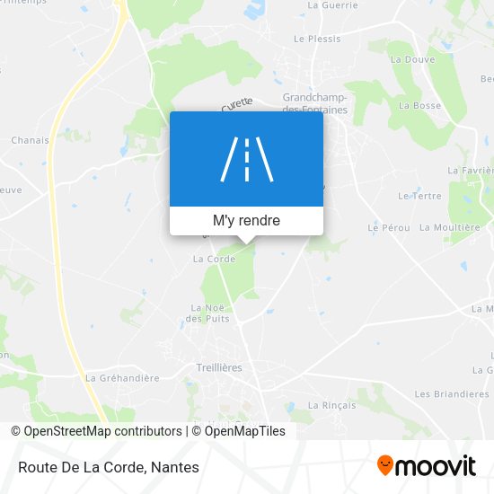 Route De La Corde plan