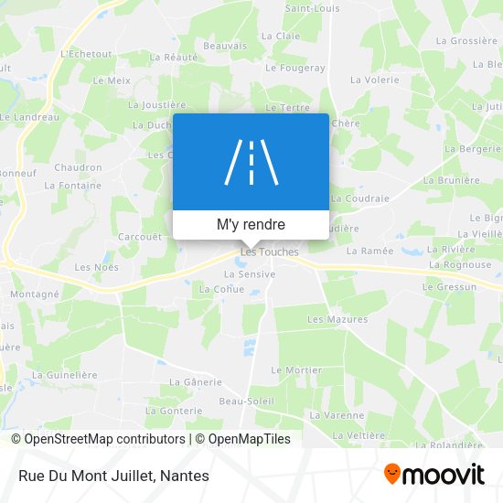 Rue Du Mont Juillet plan