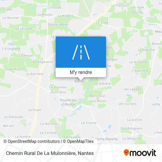Chemin Rural De La Mulonnière plan