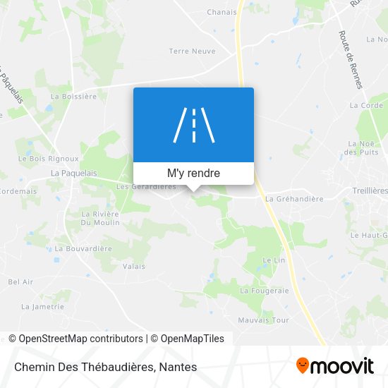 Chemin Des Thébaudières plan