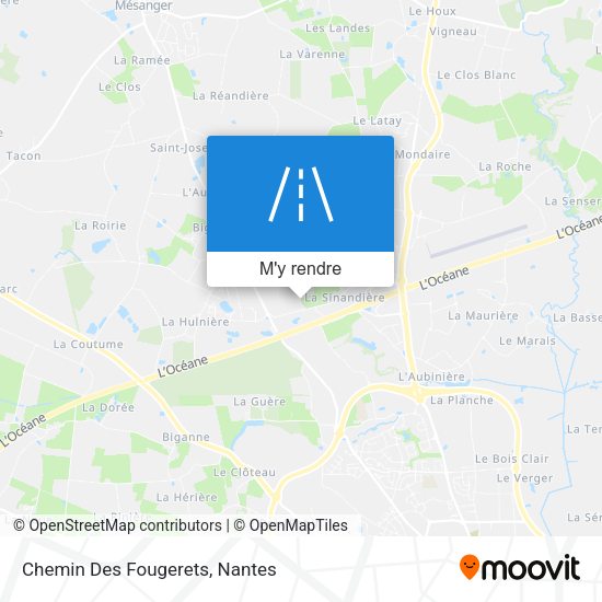 Chemin Des Fougerets plan
