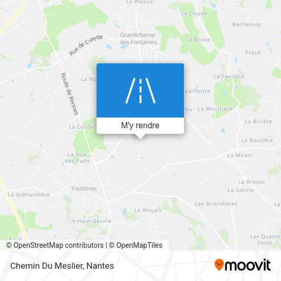 Chemin Du Meslier plan