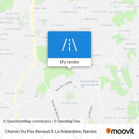 Chemin Du Pas Renaud À La Roberdière plan