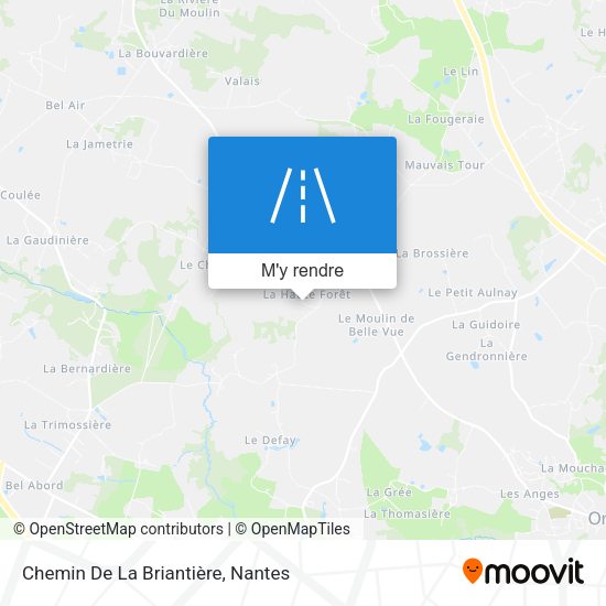 Chemin De La Briantière plan