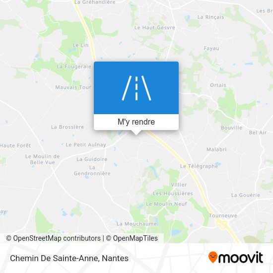 Chemin De Sainte-Anne plan