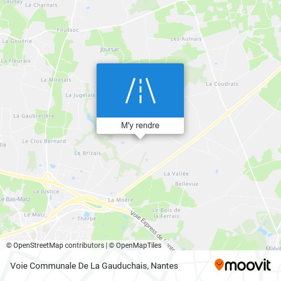 Voie Communale De La Gauduchais plan