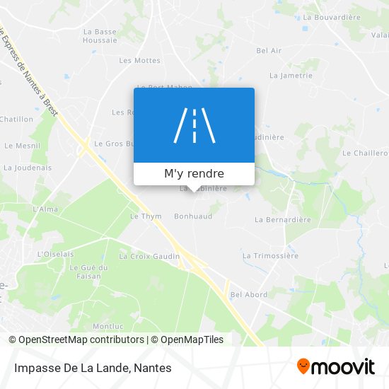 Impasse De La Lande plan