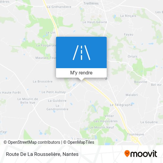 Route De La Rousselière plan