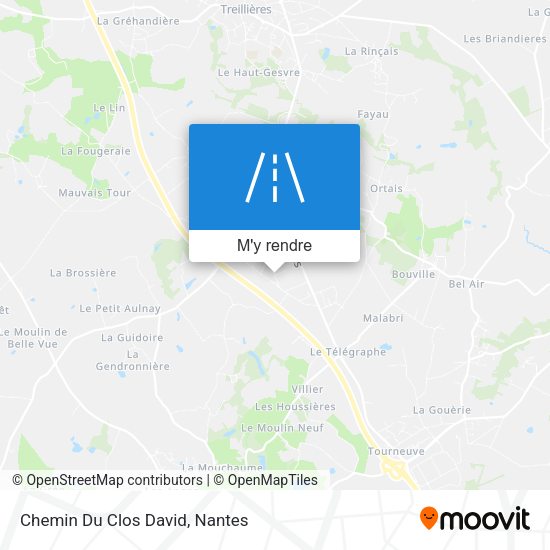 Chemin Du Clos David plan