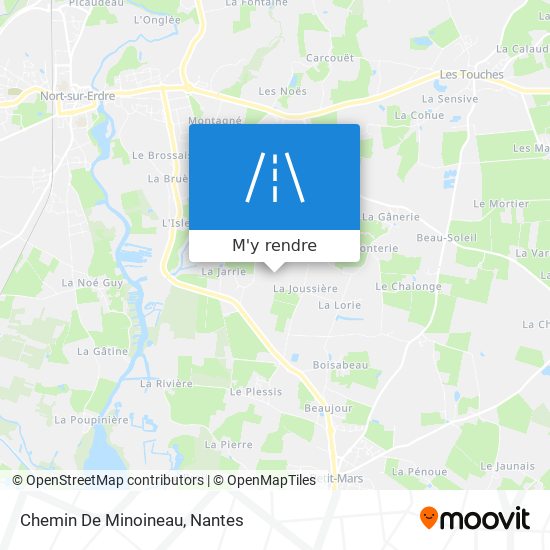 Chemin De Minoineau plan