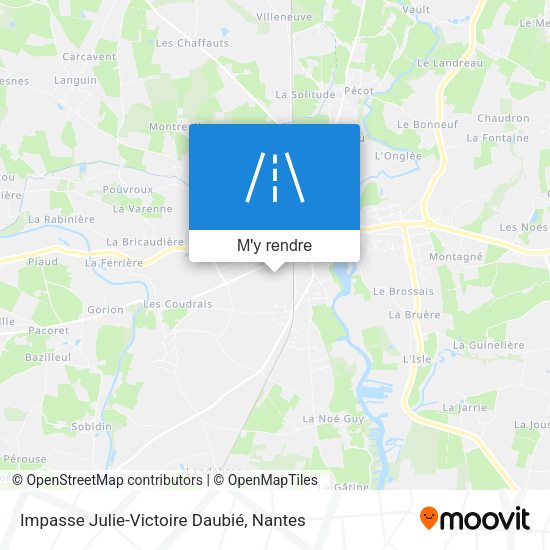 Impasse Julie-Victoire Daubié plan