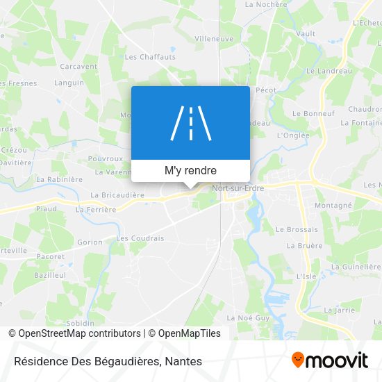Résidence Des Bégaudières plan