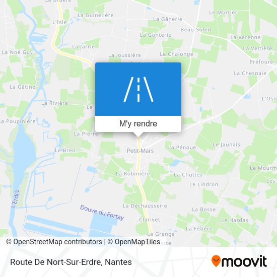 Route De Nort-Sur-Erdre plan