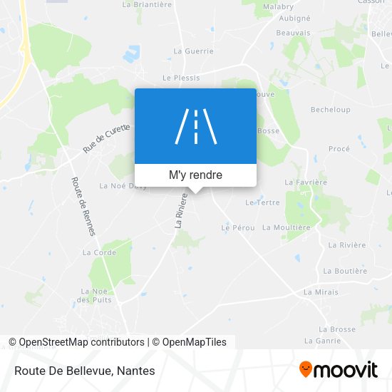 Route De Bellevue plan