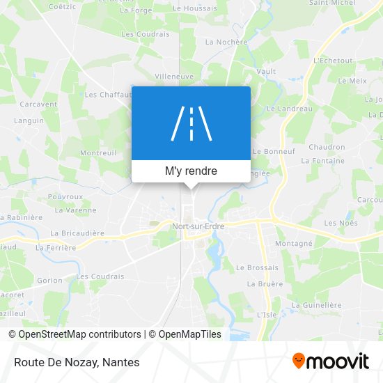 Route De Nozay plan
