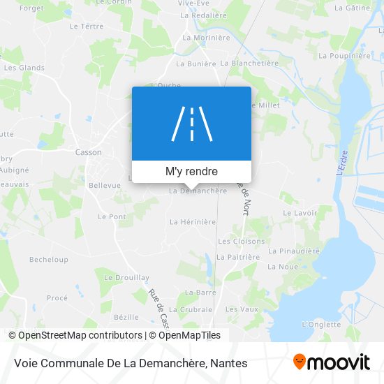 Voie Communale De La Demanchère plan