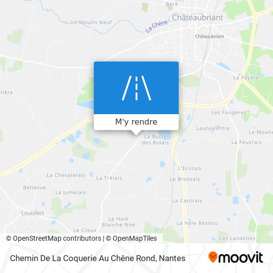 Chemin De La Coquerie Au Chêne Rond plan