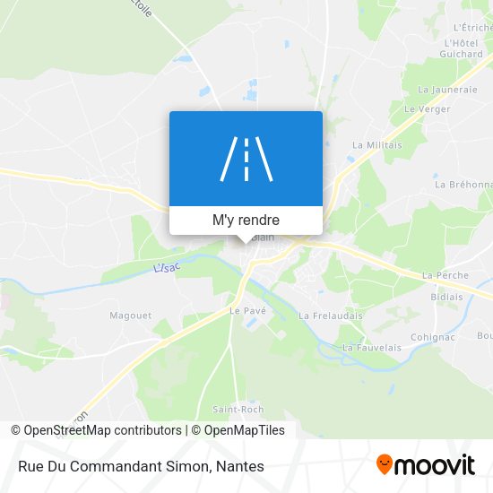 Rue Du Commandant Simon plan